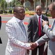 Nairobi Senator Mike Sonko and President Uhuru Kenyatta.