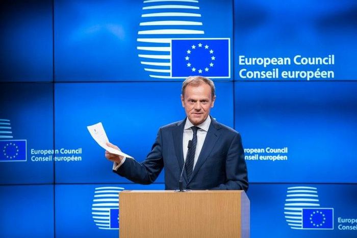 'We already miss you," says EU president Donald Tusk
