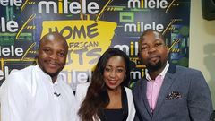 Alex Mwakideu with Jalango