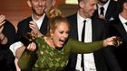 Adele dedicating the Album of the Year award to Beyonce
