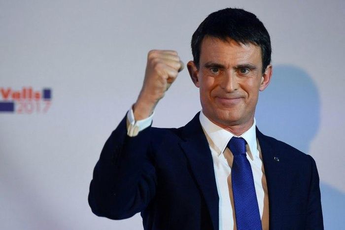 Former French prime minister Manuel Valls goes into the runoff of the Socialist presidential primary as the underdog after a first round cut seven candidates down to two