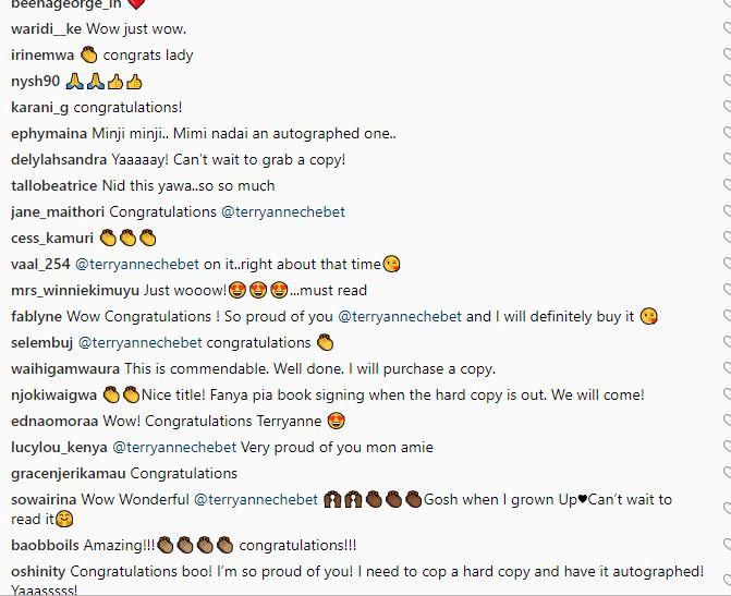 Reactions on Terryanne Chebet's post