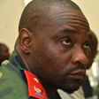 General Germain Katanga sits pictured in the military court in the DR Congo capital Kinshasa on February 3, 2016