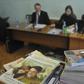 Stacks of booklets distributed by Jehovah's Witnesses in a Russian court.