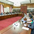 President Uhuru Kenyatta chairing a past cabinet meeting (Twitter)