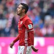 Bayern Munich's Thiago Alcantara reacts during their German First division Bundesliga match against Mainz 05 in Munich, Germany, on April 22, 2017