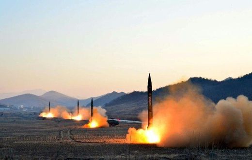 North Korea has carried out a barrage of missile tests in recent months, which it says are bringing it closer to acquiring the ability to hit the US mainland with a nuclear-tipped weapon