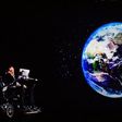 Renowned physicist Stephen Hawking, 75, appears via hologram to address an audience in Hong Kong