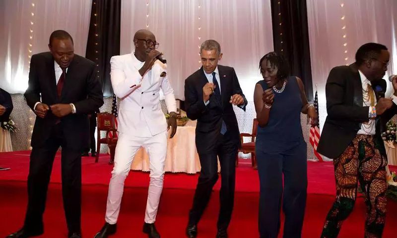 Sauti Sol at Sate House during the Obama Visit