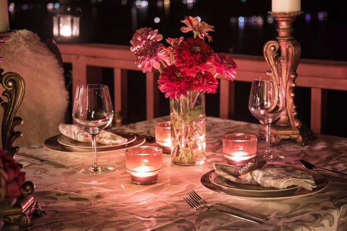 romantic dinner