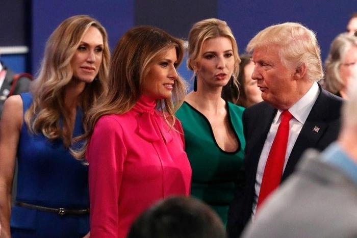 Melania Trump has shrugged off her husband's "boy talk" in an interview with CNN