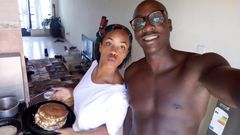 Sauti Sol's Bien Aime Baraza with fiancee Chiki Kuruka. Bien proposes to Chiki Kuruka