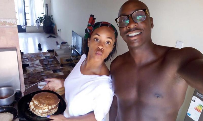 Sauti Sol's Bien Aime Baraza with fiancee Chiki Kuruka. Bien proposes to Chiki Kuruka