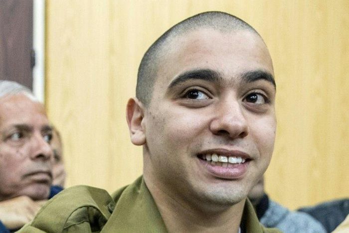Israeli soldier Elor Azaria was sentenced to 18 months in jail by a military court in Tel Aviv, on February 21, 2017