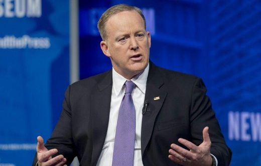 White House press secretary Sean Spicer, under fire for his comments comparing Nazi atrocities to a suspected chemical attack in Syria, says his gaffe was "painful"