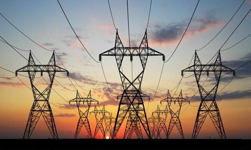 Power lines under construction