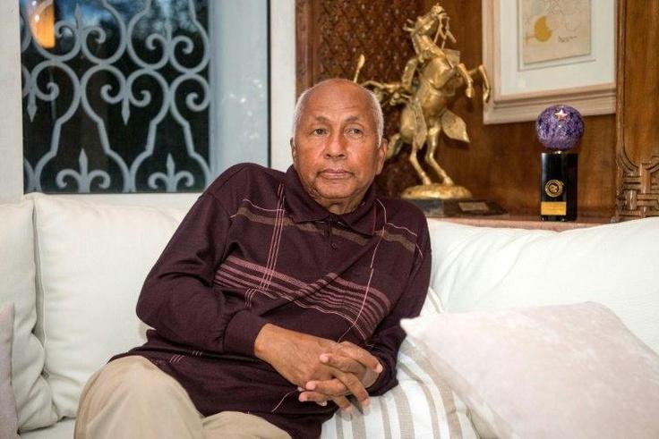Moroccan film-maker Souheil Ben Barka, seen during an interview in Rabat, on April 25, 2017
