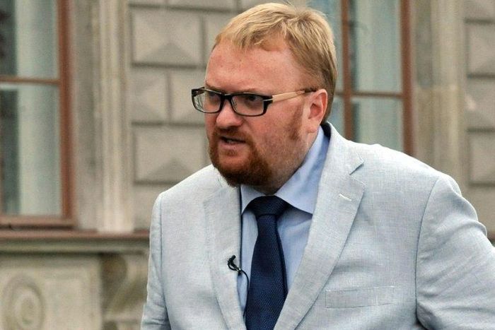 Vitaly Milonov, pictured in 2013, lashed out at the weekend at two local lawmakers leading a protest against handing over St. Isaac's basilica, a top landmark in Saint-Petersburg, to the Russian Orthodox Church
