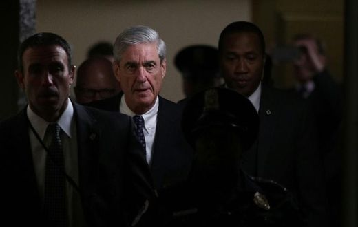 Special Counsel Robert Mueller (2nd L) worked quickly on one of the most disturbing investigations in US history: did President Donald Trump and his campaign collude with Russia?