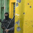 An anti-drug police operation in the Complexo do Alemao favela or shantytown in Rio de Janeiro, Brazil, in April 2017