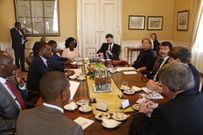 Speaker Justin Muturi with Kenyan delagation consisting of MPs during visit to Hungary (Twitter)