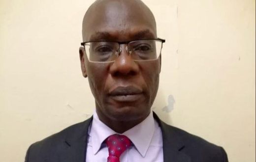 Erick Adede who was arrested after a safe deposit box registered in his name with Sh2b fake currency
