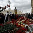 Flowers are laid for victims of the metro blast in Saint Petersburg on April 5 -- but the city remains a tourist magnet