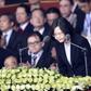 China has called on Washington to block Taiwan President Tsai Ing-wen (C) passing through the US en route to Central America next month