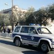 Cyprus police patrol the streets of Nicosia