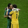 Iker Casillas (left) and Gianluigi Buffon will renew a rivalry going back almost two decades when Porto host Juventus