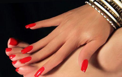 DIY manicure and pedicure