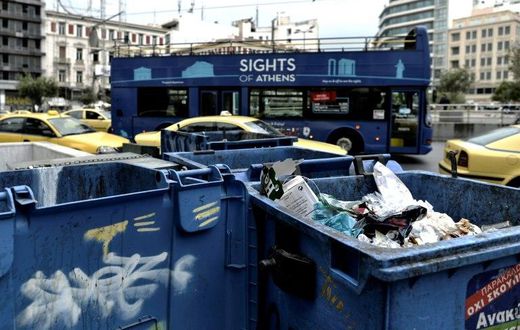 Greek households recycle only 16 percent of their waste, well short of the European average and nowhere near EU targets
