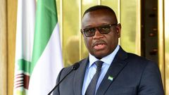Sierra Leone President Julius Maada Bio says corruption is a 'threat to national development'