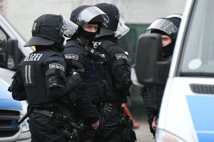 German anti-terror police raided 54 offices, homes and mosques around Frankfurt, on February 1, 2017