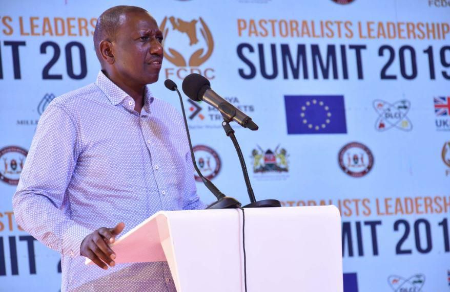 DP William Ruto speaking in Garissa on Friday