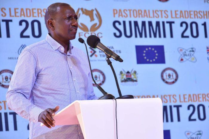 DP William Ruto speaking in Garissa on Friday