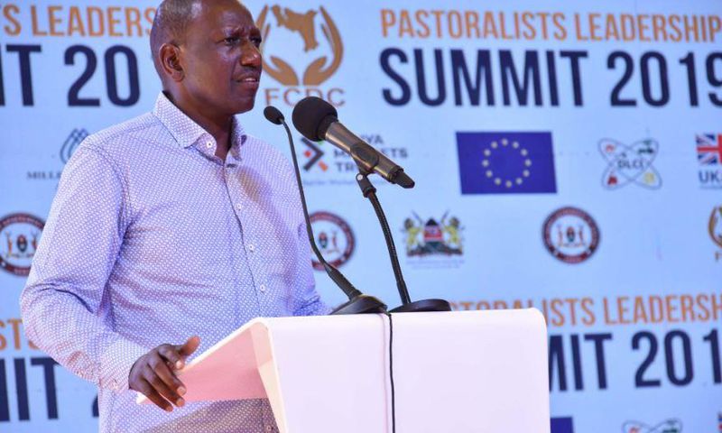 DP William Ruto speaking in Garissa on Friday