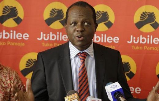 New Jubilee Party Secretary General Raphael Tuju.