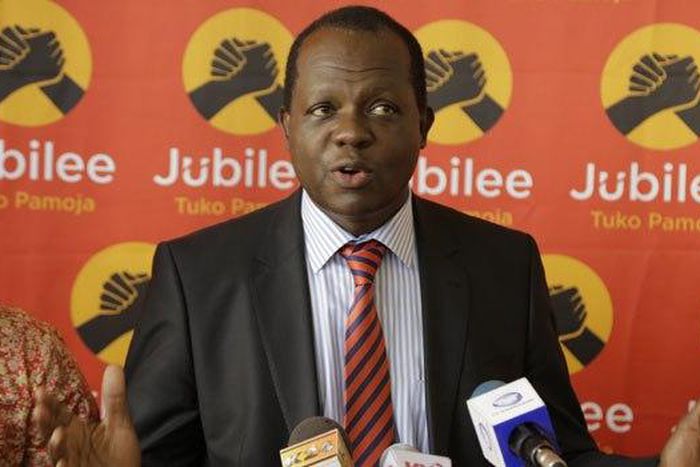 New Jubilee Party Secretary General Raphael Tuju.
