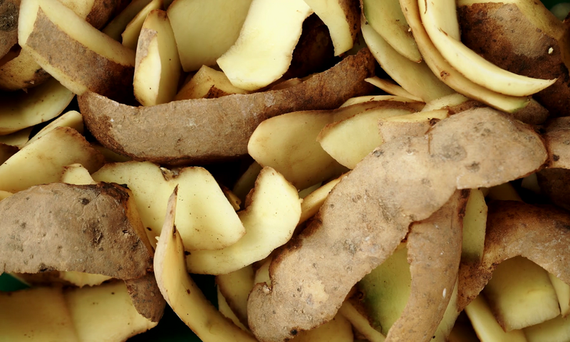 Potato peels(Video Blocks)