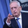 US Secretary of Defense James Mattis takes questions during a briefing at the Pentagon in Washington, DC on April 11, 2017