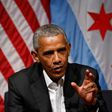 Former US President Barack Obama speaks with young people about community organizing in his first public appearance since leaving the White House