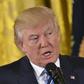 US President Donald Trump speaks during the swearing-in of the White House senior staff on January 22, 2017, in Washington, DC