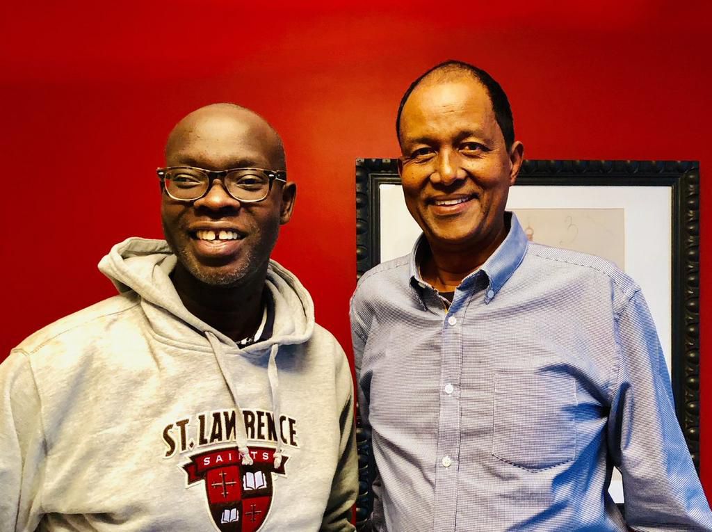 MP Ken Okoth with MP Yusuf Hassan