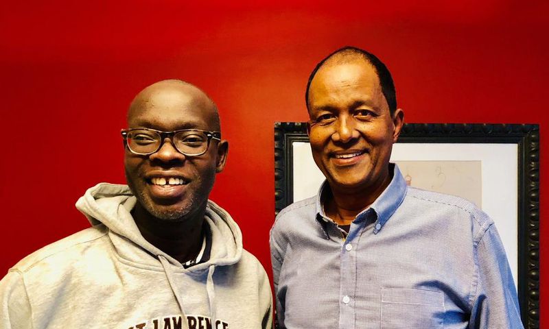 MP Ken Okoth with MP Yusuf Hassan