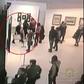 An image grab taken from a video footage released by the Russian Interior Ministry shows a man, stealing a painting by Arkhip Kuindzh at Moscow's Tretyakov Gallery