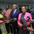 Health CS Sicily Kariuki during a past media briefing