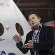 SpaceX CEO Elon Musk unveils the Dragon V2 spacecraft in Hawthorne, California.