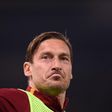 Roma's Francesco Totti waves to supporters after the Serie A match against Juventus, on May 14, 2017