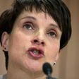 Leader of the German right wing party AFD (Alternative for Germany) Frauke Petry speaks during a press conference to launch the party's election manifesto in Berlin on March 9, 2017